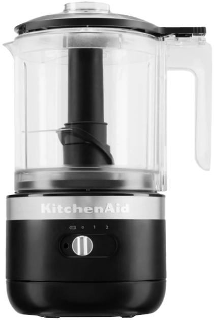 Кухонний мінікомбайн KitchenAid 5KFCB519EBM бездротовий матовий чорний - зображення 10