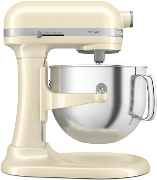 Кухонна машина KitchenAid Artisan 5KSM70SHXEAC з підйомною чашею, кремова - зображення 2