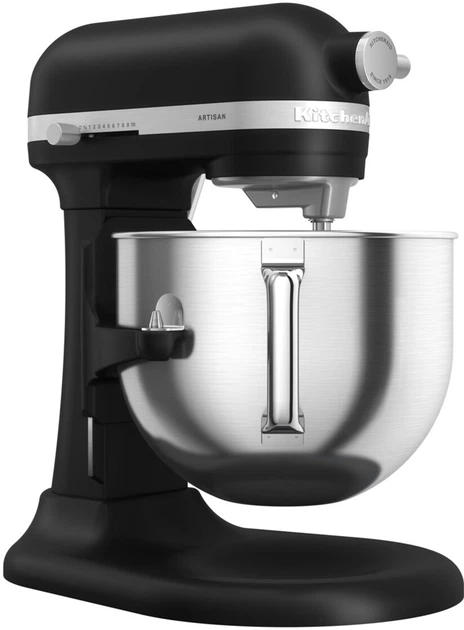 Robot kuchenny KitchenAid Artisan 5KSM70SHXEBM z podnoszoną misą, czarny matowy - obraz 3