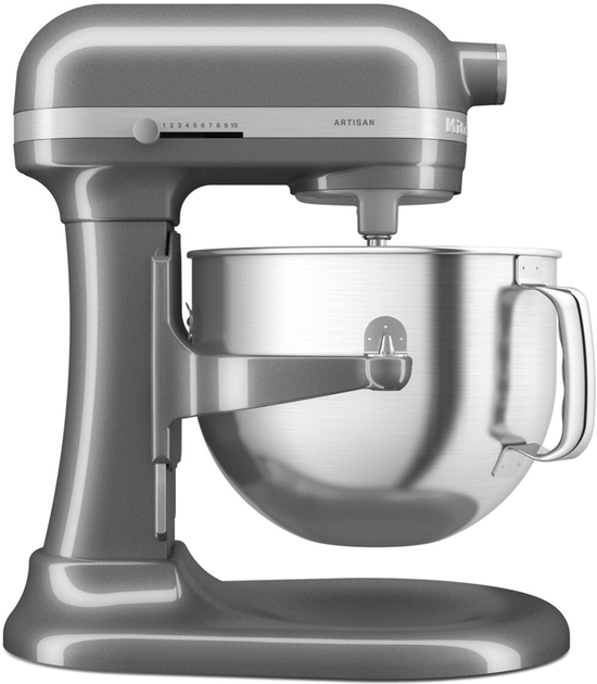 Robot kuchenny KitchenAid Artisan 5KSM70SHXEMS z podnoszoną misą, srebrny medalion - obraz 4