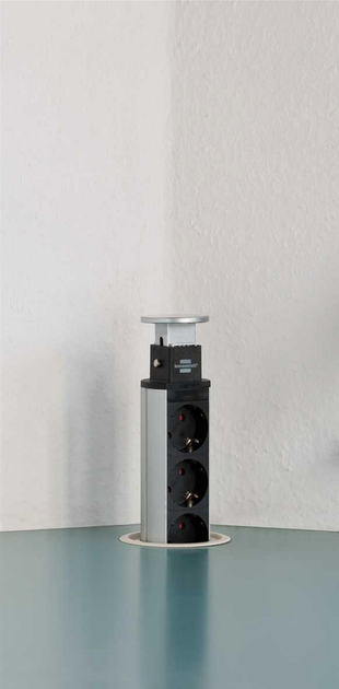 Подовжувач Brennenstuhl 3 розетки + 2 USB 2 м (1396200013) - зображення 5