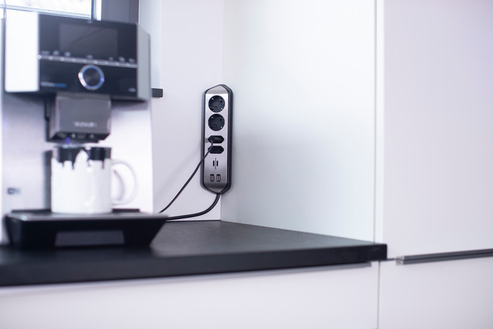 Подовжувач Brennenstuhl Estilo 4 розетки 2 USB порти 2 м Чорний (1153590410) - зображення 12