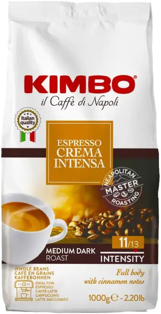 Кава в зернах Kimbo Crema Intensa 1 кг (8002200140687) - зображення 1