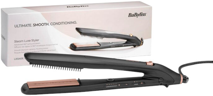 Prostownica do włosów BaByliss Steam Luxe ST596E - obraz 1