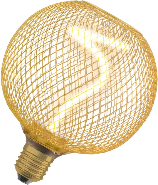 Світлодіодна лампа Osram DECOR Spiral Globe 125 Filament Е27 DIM золото (44058075840201) - зображення 3