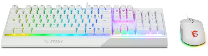 MSI Комплект клавіатура та миша Vigor GK30 COMBO WHITE UA USB, EN/UKR ...