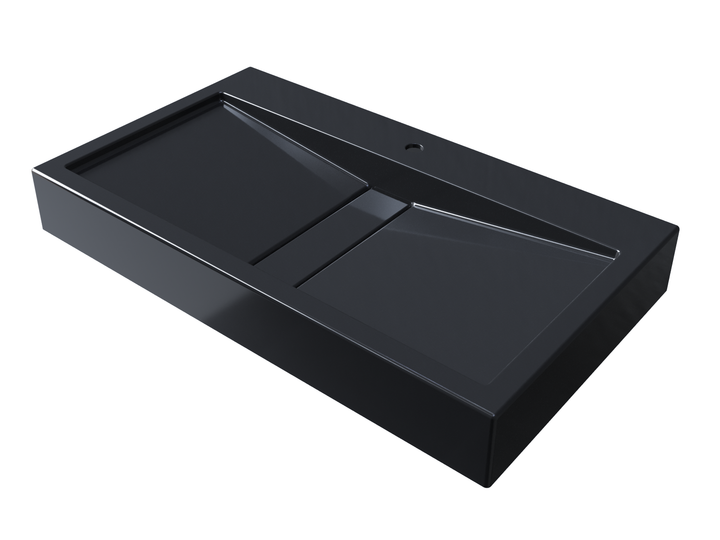 Раковина, Умывальник, накладной Status MIRAGE 80 Black - изображение 7