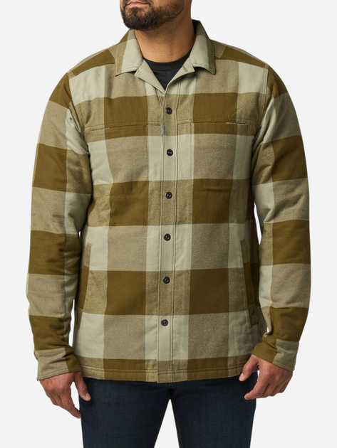 Тактична куртка на флісі чоловіча 5.11 Tactical 78042-1148 L Field Green Check (888579760484) - зображення 1