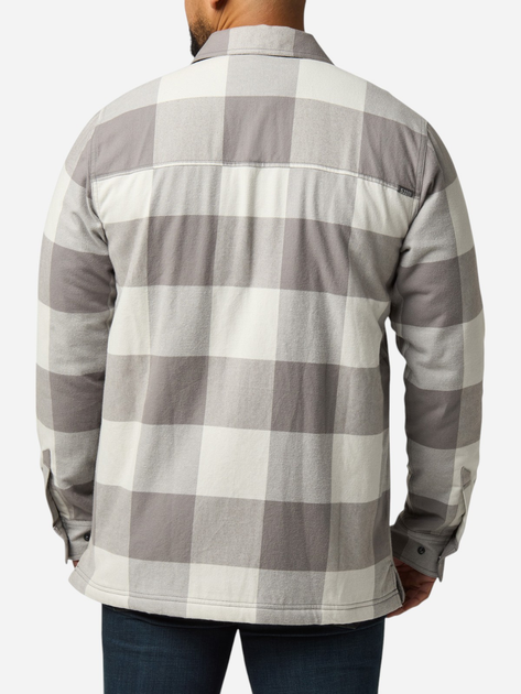 Тактическая куртка на флисе мужская 5.11 Tactical 78042-1151 L Overcast Grey Check (888579760583) - изображение 2