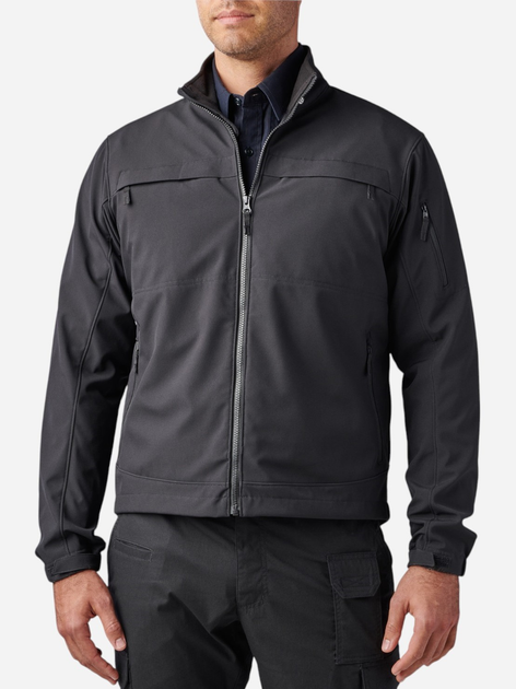 Тактична куртка на флісі чоловіча 5.11 Tactical 48373ABR-019 2XL Black (888579791907) - зображення 1