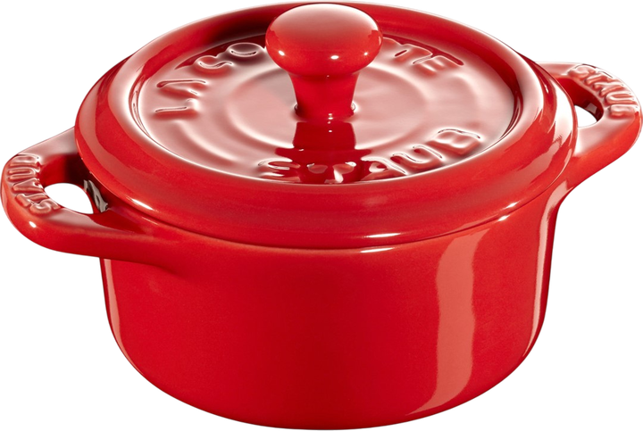 Garnek Staub Mini Cocotte okrągły Czerwony 200 ml (4009839311116)  - obraz 1