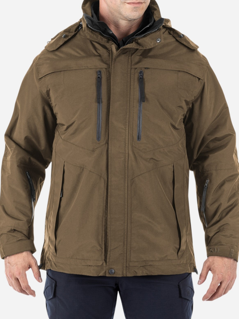 Тактична куртка чоловіча 5.11 Tactical 48152ABR-192 3XL Tundra (888579833775) - зображення 1