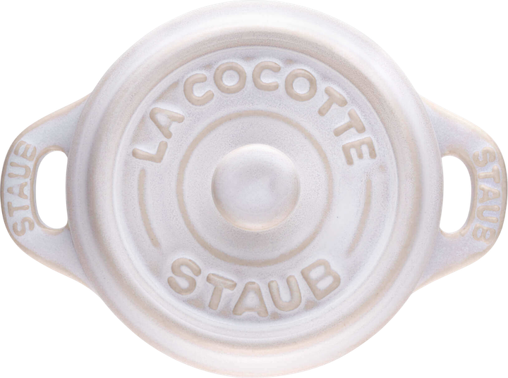 Garnek Staub Mini Cocotte okrągły Kość Słoniowa 200 ml (4009839376986)  - obraz 3