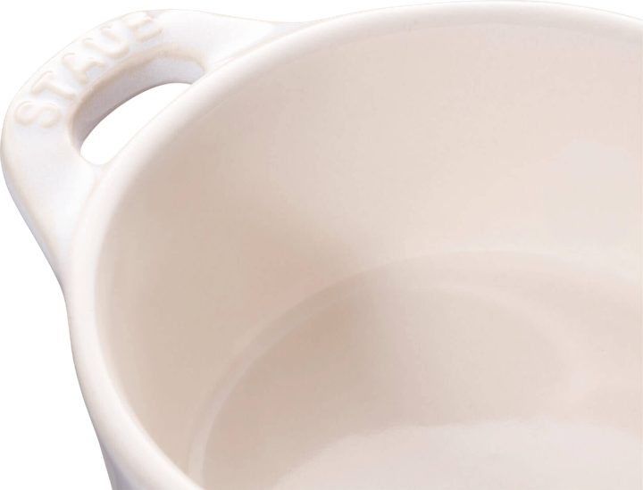 Garnek Staub Mini Cocotte okrągły Kość Słoniowa 200 ml (4009839376986)  - obraz 5