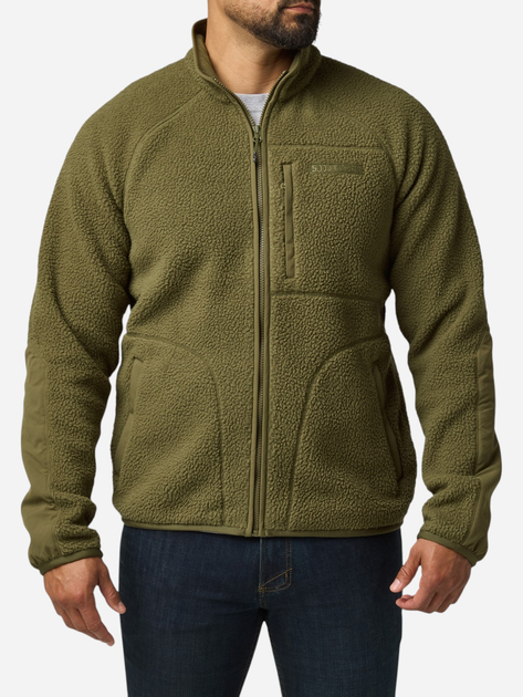 Военная кофта флисовая мужская 5.11 Tactical 78062-206 2XL Field green (888579769098) - изображение 1