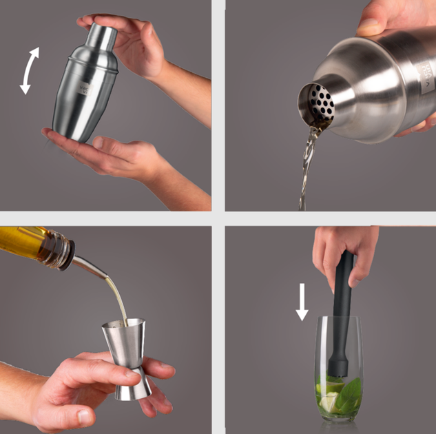 Набір для коктейлів Vacu Vin Cocktail Set 3 предмети (7889362) - зображення 2