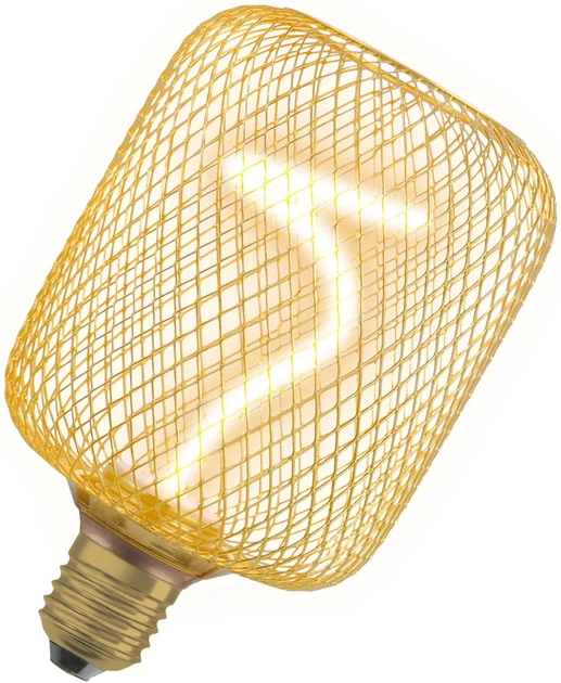 Світлодіодна лампа Osram Decor Spiral SQ Filament Е27 DIM золото (4058075840225) - зображення 2