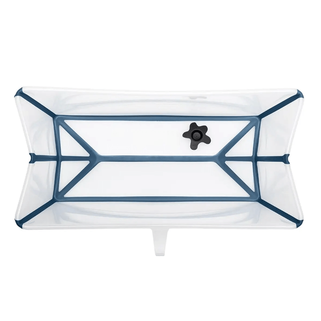 Ванночка складная Stokke Flexi Bath XL, прозрачная с синим - изображение 3