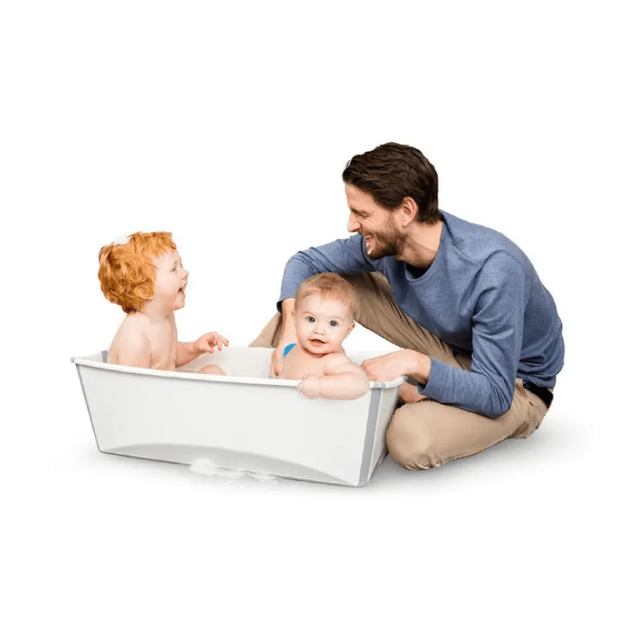 Ванночка складная Stokke Flexi Bath XL, прозрачная с синим - изображение 5