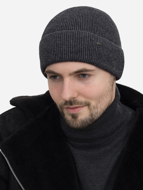 Шапка мужская VILSS Астон ML14612 56-59 Темно-серая – Стильные ...