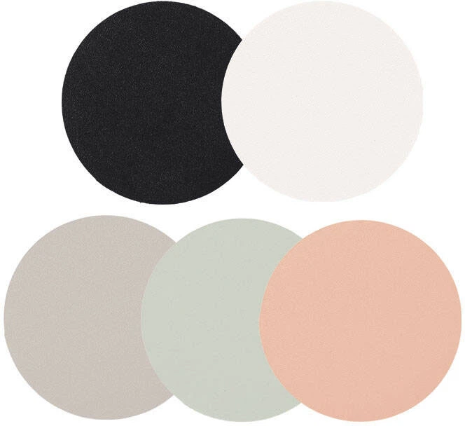 Набір підставок під склянки Zeller зі штучної шкіри 10 см М'ятні 4 шт (ZES4003368271187) - зображення 6