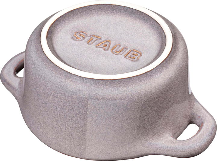 Zestaw garnków Staub Mini Cocotte okrągły Antyczny Grafitowy 4 x 200 ml (3272340049972) - obraz 6