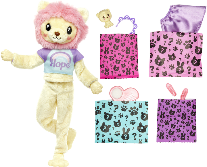 Лялька Barbie Cutie Reveal Левеня HKR06 (0194735106905) - зображення 4