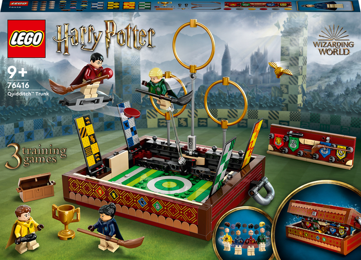 Zestaw klockow LEGO Harry Potter Quidditch kufer 599 elementow (76416) (955555907650798) - Outlet - obraz 1