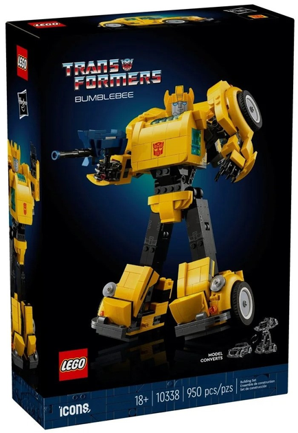 Zestaw klockow LEGO Icons Bumblebee 950 elementow (10338) (955555907143174) - Outlet - obraz 1