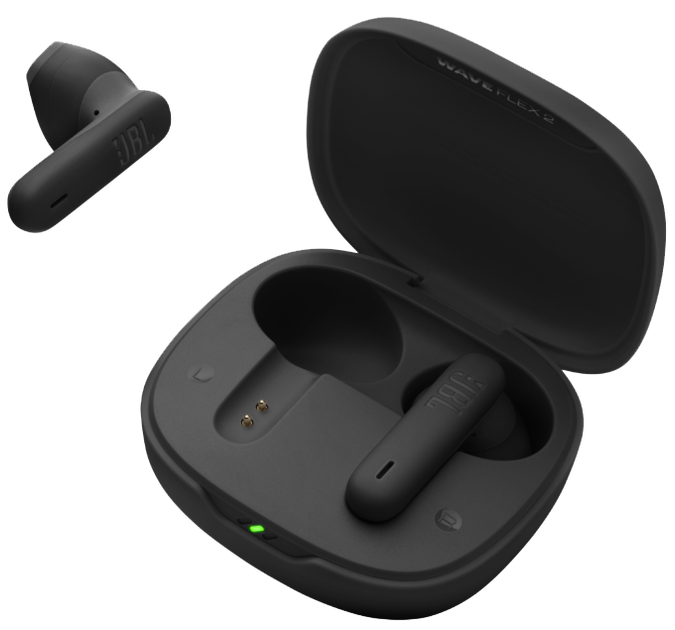 Гарнітура JBL WAVE FLEX 2 Black (JBLWFLEX2BLK) (7065573) - изображение 5