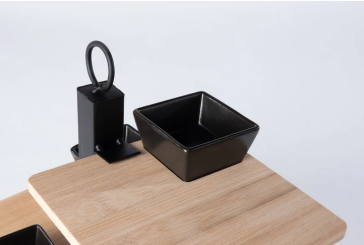 Стелаж для подачі закусок Excellent Houseware 4-поверхова 37 см (8720573213103) - зображення 4