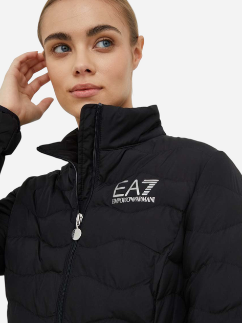 Куртка демісезонна коротка жіноча EA7 ea78ntb21tnf8z1200 XXS Чорна (8054804703102) - зображення 5
