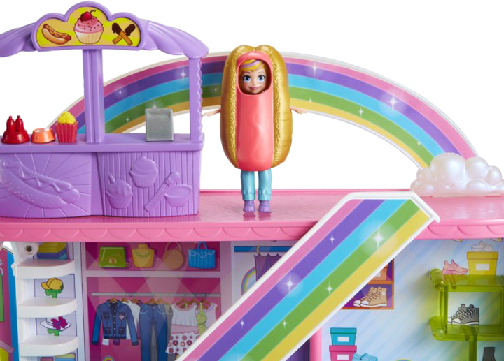 Zestaw do zabawy Polly Pocket Tęczowe centrum handlowe (HHX78) (0194735079216) - obraz 4
