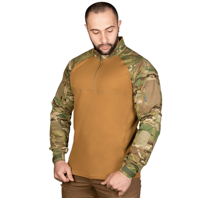 Бойова сорочка CM Raid Twill/CoolPass Pique Multicam/Койот (7047), XXL - изображение 2