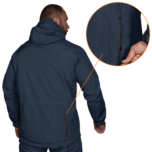 Куртка Stalker SoftShell Темно-синя (7005), M - зображення 2