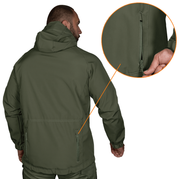 Куртка Stalker SoftShell Олива (7225), XL - изображение 2