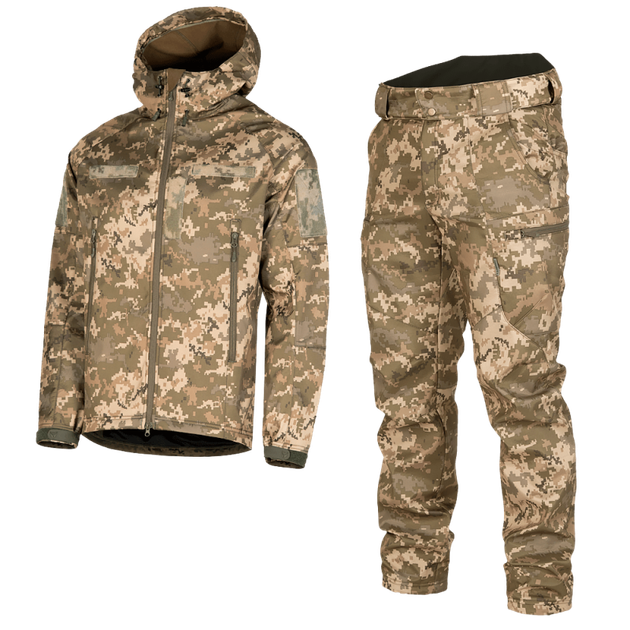 Костюм SoftShell 3.0 Піксель (6575), S - изображение 1