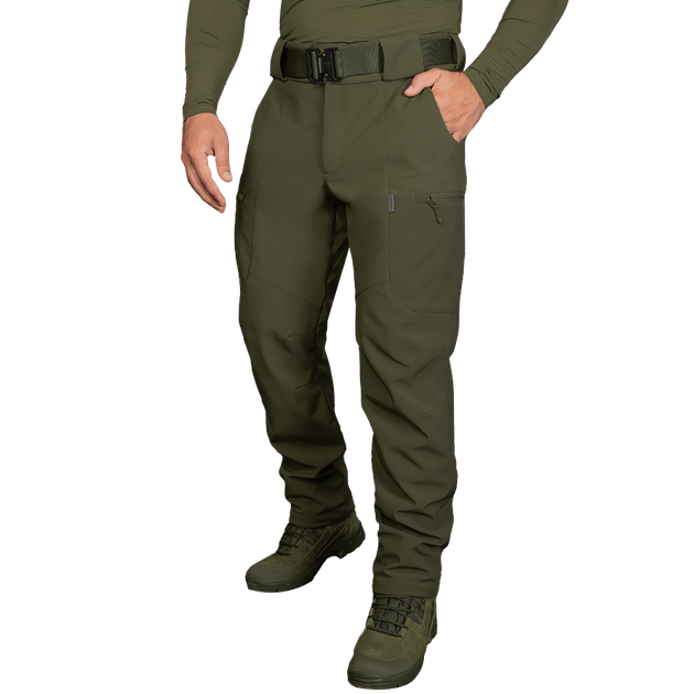 Штани SoftShell Mesh Оліва (7307), S - зображення 2