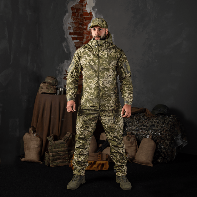 Куртка CM Stalker SoftShell Піксель (7379), M - изображение 2