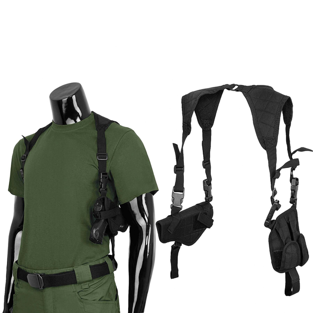 Кобура оперативна наплічна SHOULDER HOLSTER Чорна - зображення 1