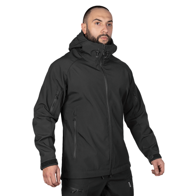 Куртка Rubicon SoftShell Чорна (7597), XXL - зображення 1