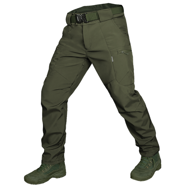 Штани SoftShell Vent Олива (7331), L - изображение 1