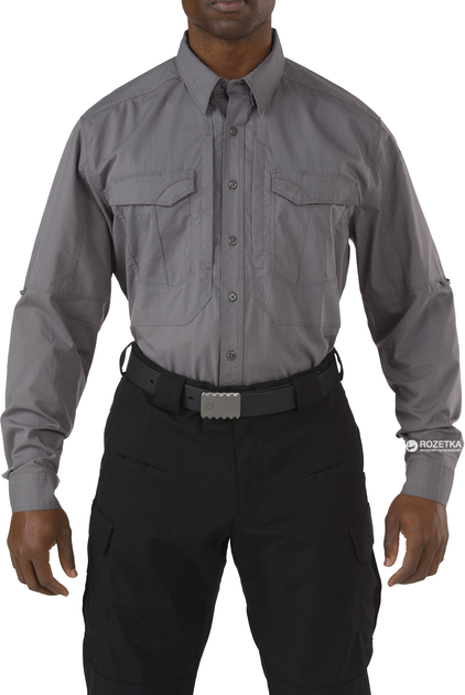 Рубашка тактическая 5.11 Tactical Stryke Long Sleeve Shirt 72399 XL Storm (2000980374106) - изображение 1