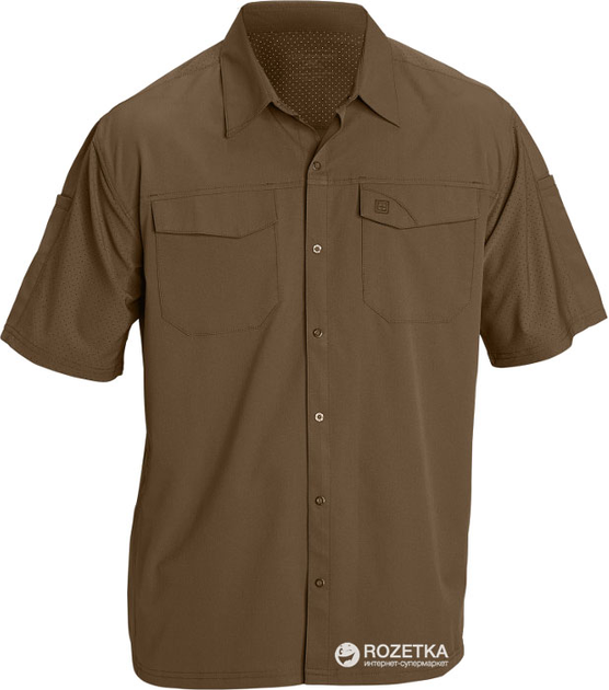 Сорочка тактична 5.11 Tactical Freedom Flex Woven S/S 71340 M Battle Brown (2000980336371) - зображення 1