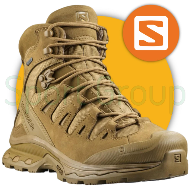 Черевики тактичні Salomon Quest 4D GTX Forces 2 Coyote Brown (Койот) UK 3.5/EU 36.5 - зображення 1