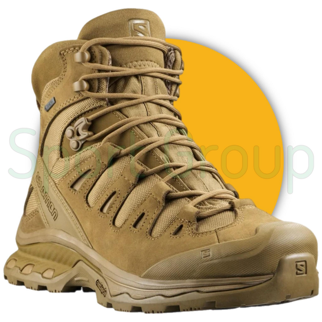 Ботинки тактические Salomon Quest 4D GTX Forces 2 Coyote Brown (Койот) UK 11/EU 46 - изображение 2