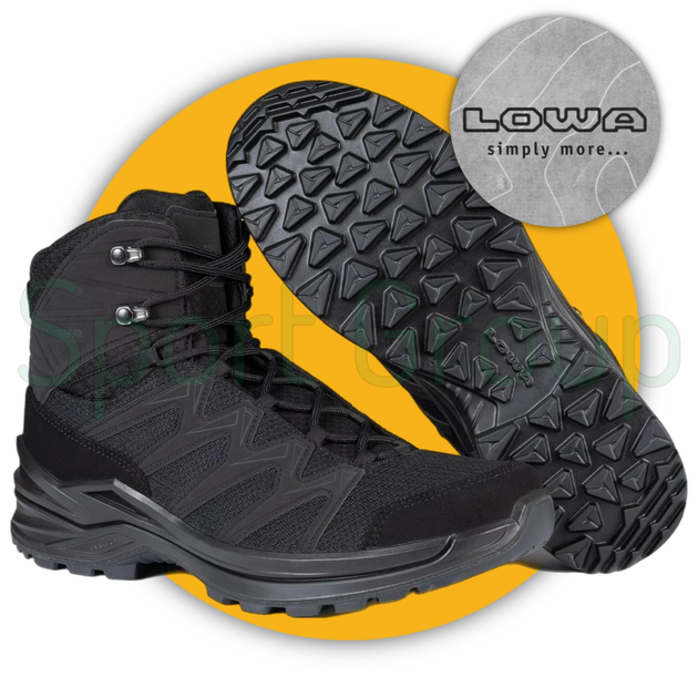 Черевики тактичні Lowa innox pro gtx mid tf black (чорний) UK 4.5/EU 37.5 - зображення 1