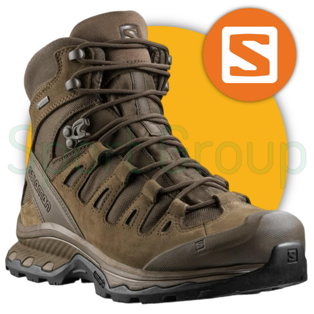 Черевики тактичні Salomon Quest 4D GTX Forces 2 Earth Brown EN (коричневий) UK 3.5/EU 36.5 - зображення 1