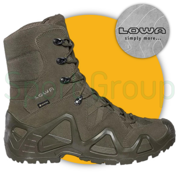 Высокие тактические ботинки Lowa zephyr hi gtx tf ranger green (темно-зеленый) UK 8/EU 42 - изображение 1