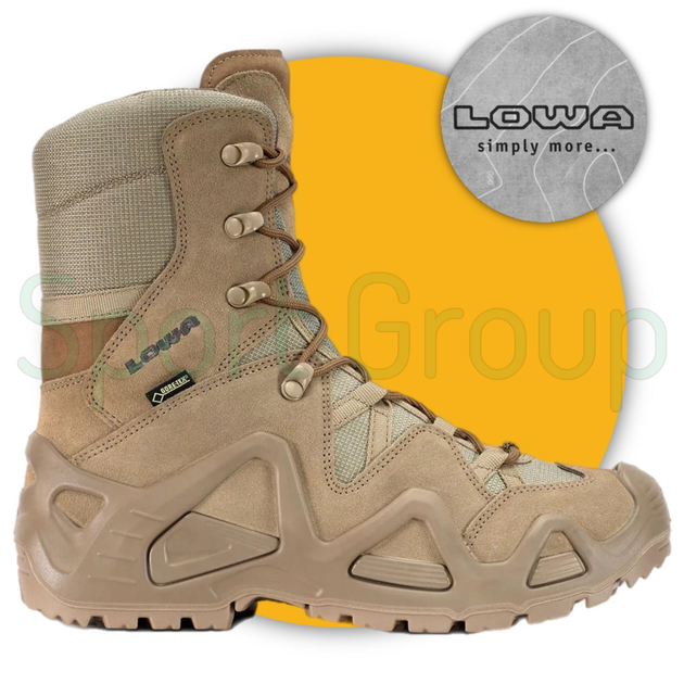 Высокие тактические ботинки Lowa zephyr hi gtx tf Coyote (койот) UK 8/EU 42 - изображение 1